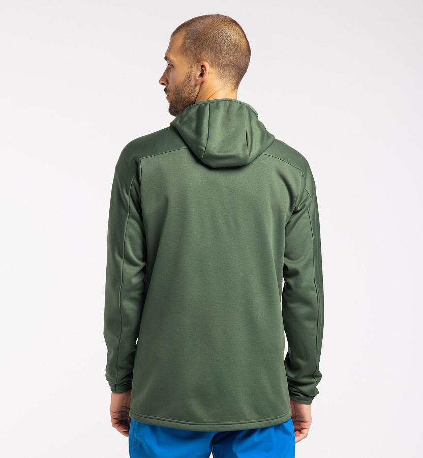 Haglöfs Mens Frost Mid Layer Dark Green New Zealand 54693AJPE